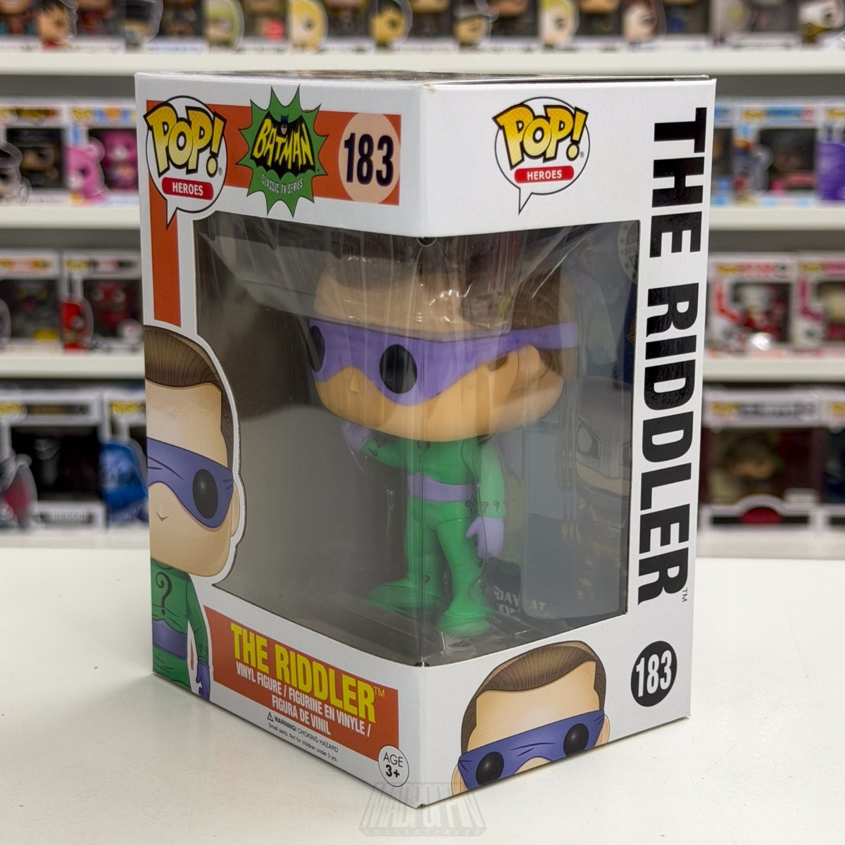Funko Pop DC Heroes Batman Classic TV Series The Riddler 183 Toy Vinyl Figure