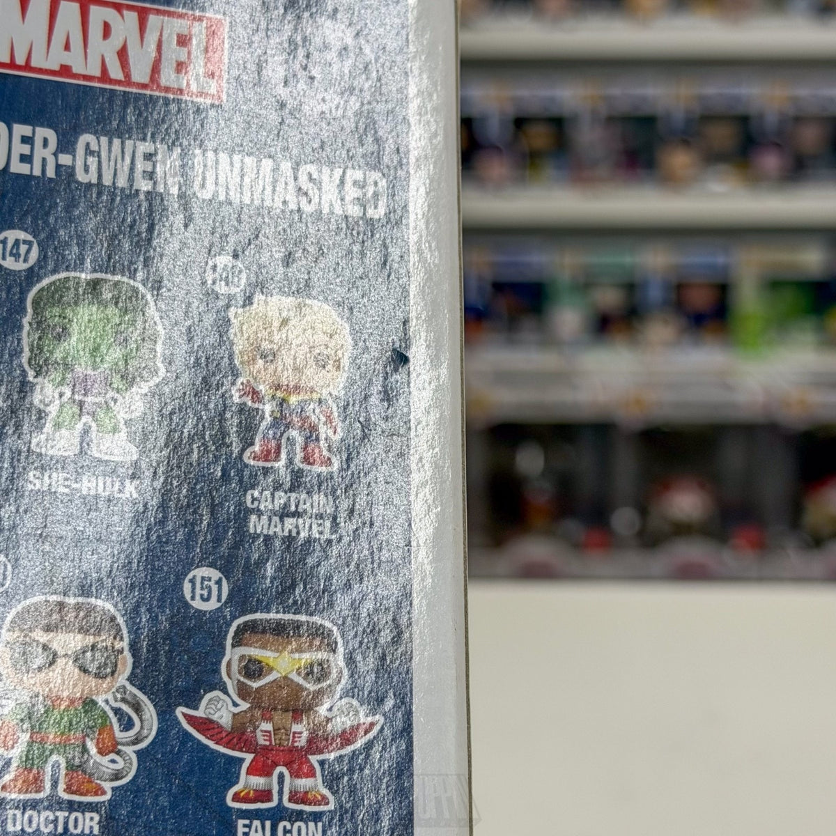 Funko Pop Marvel Spider-Gwen Unmasked Walgreens 152 Spider-Woman Vinyl Figure