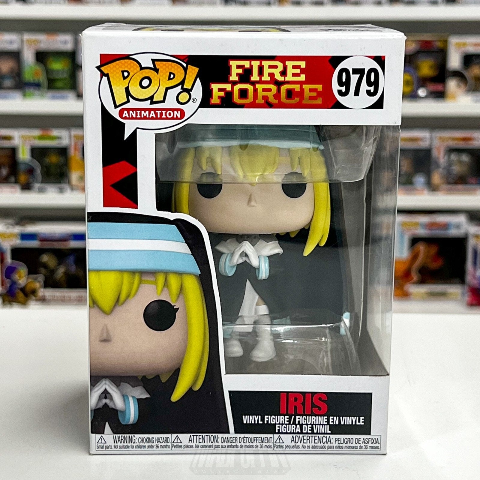 Funko Pop Anime Fire Force Sister Iris 979 Holy Japanese Manga Toy Vinyl Figure