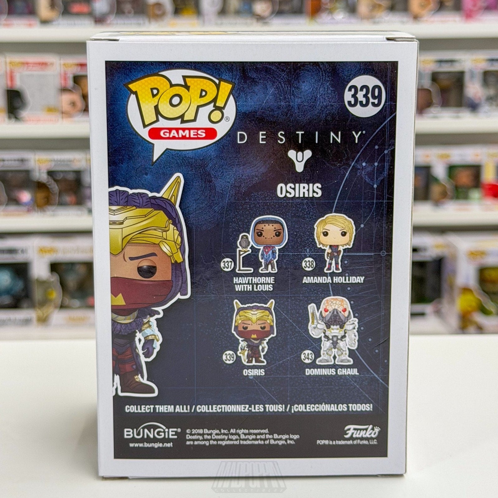 Funko Pop Video Games Destiny Osiris 339 Warlock Playstation Toy Vinyl Figure