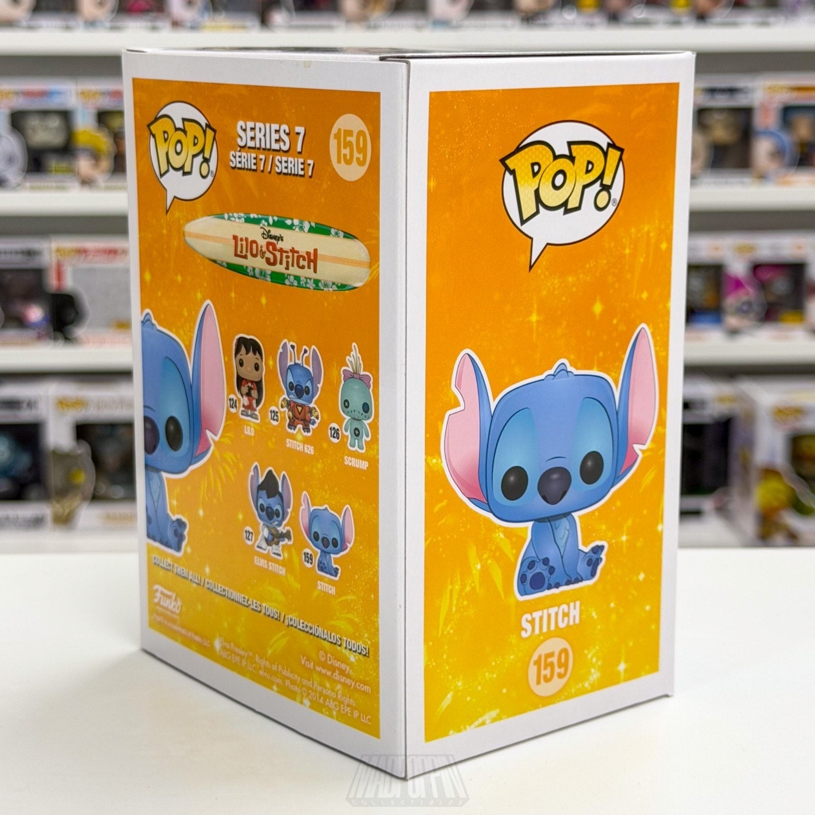Funko Pop Disney Lilo & Stitch Seated 159 Experiment 626 Alien Toy Vinyl Figure