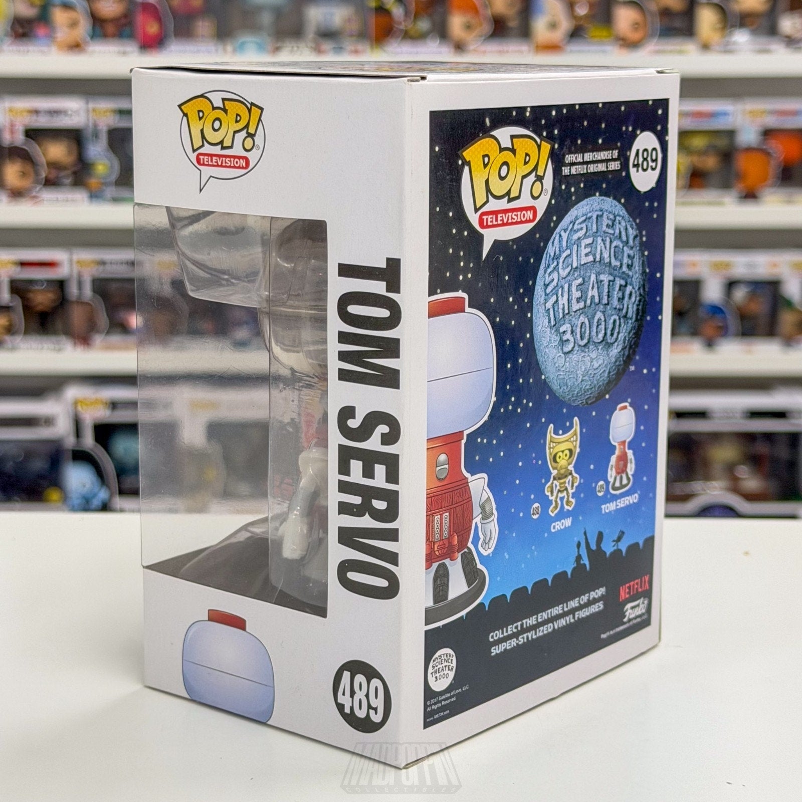 Funko Pop TV Mystery Science Theater 3000 Tom Servo 489 Sci-Fi Retro Toy Figure