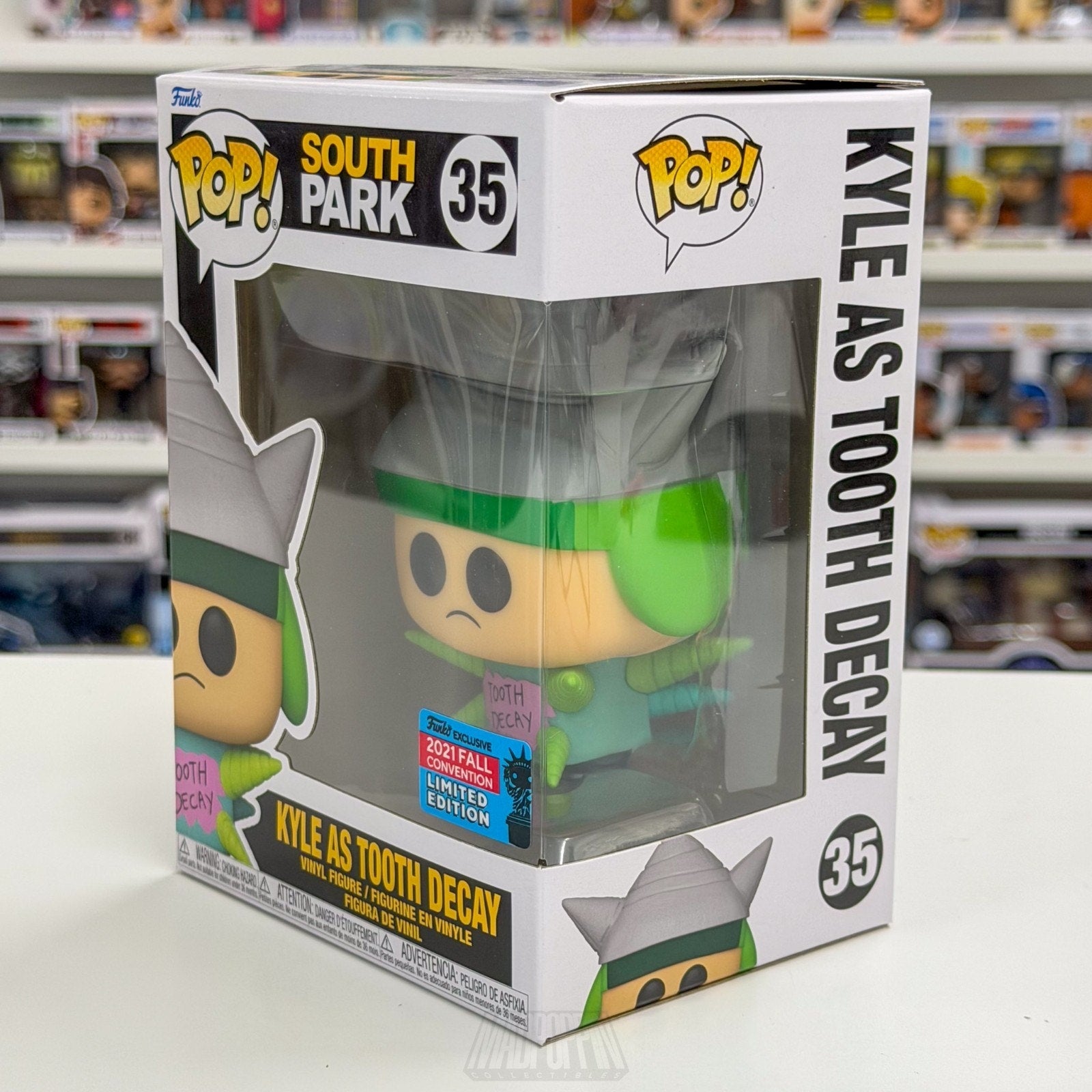 Funko Pop Animation South Park Kyle Broflovski Tooth Decay NYCC 35 Vinyl Figure