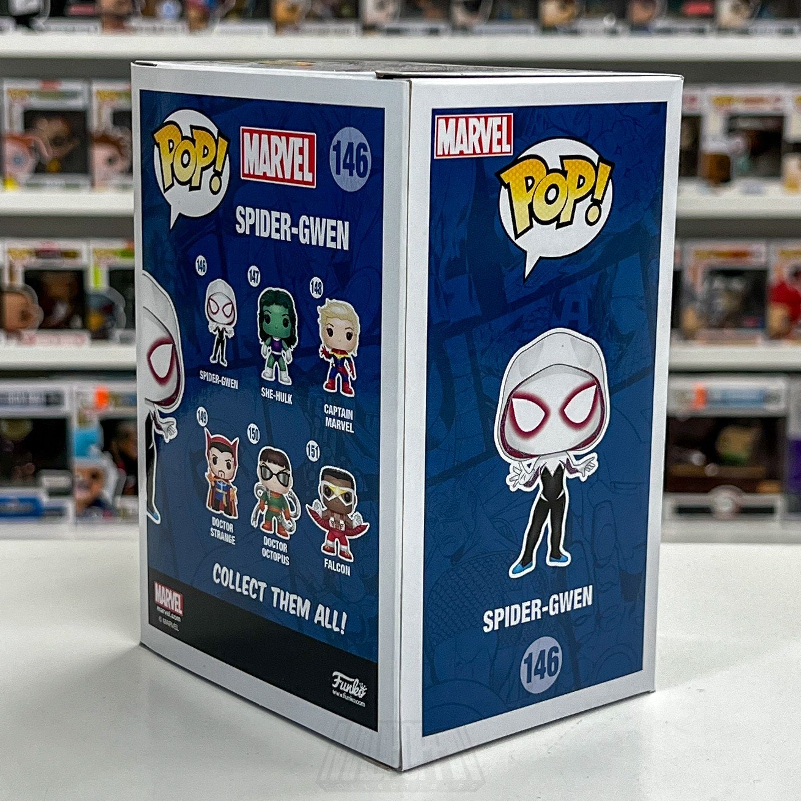 Funko Pop Marvel Spider Gwen Stacy 146 Superhero Vaulted Toy MCU Vinyl Figure