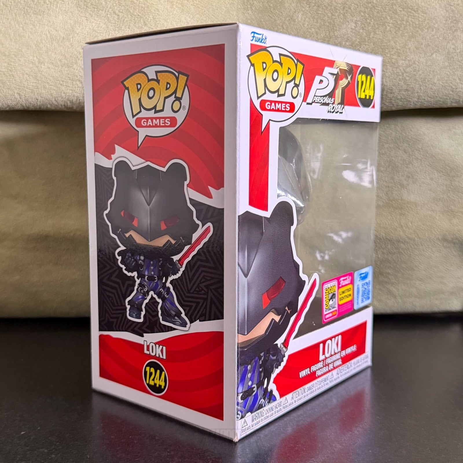 Funko Pop Games Persona 5 Loki 1244 SDCC 2026 Royal Video Toy Vinyl Figure