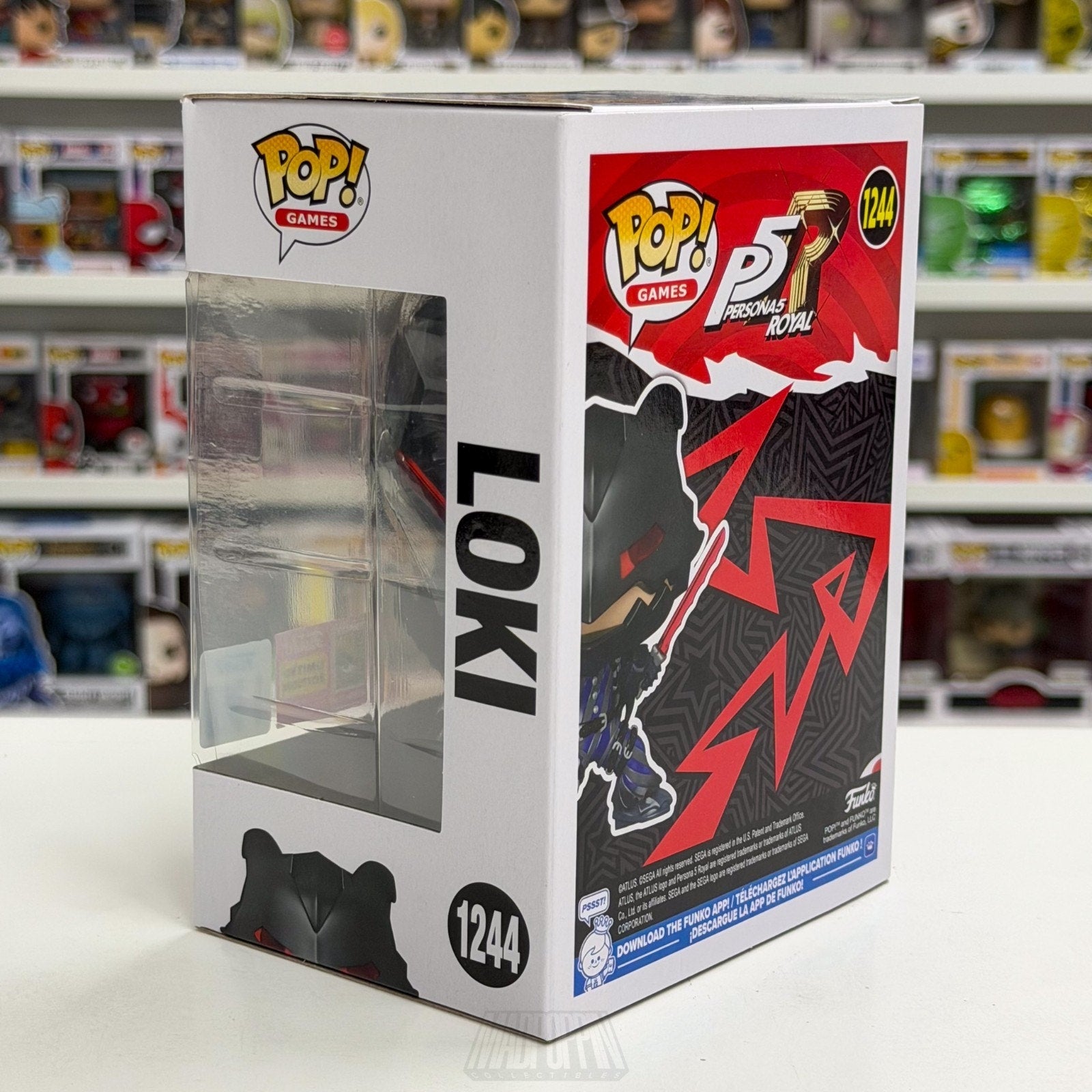 Funko Pop Games Persona 5 Royal Loki 1244 SDCC 2026 Video OFFICIAL CON STICKER