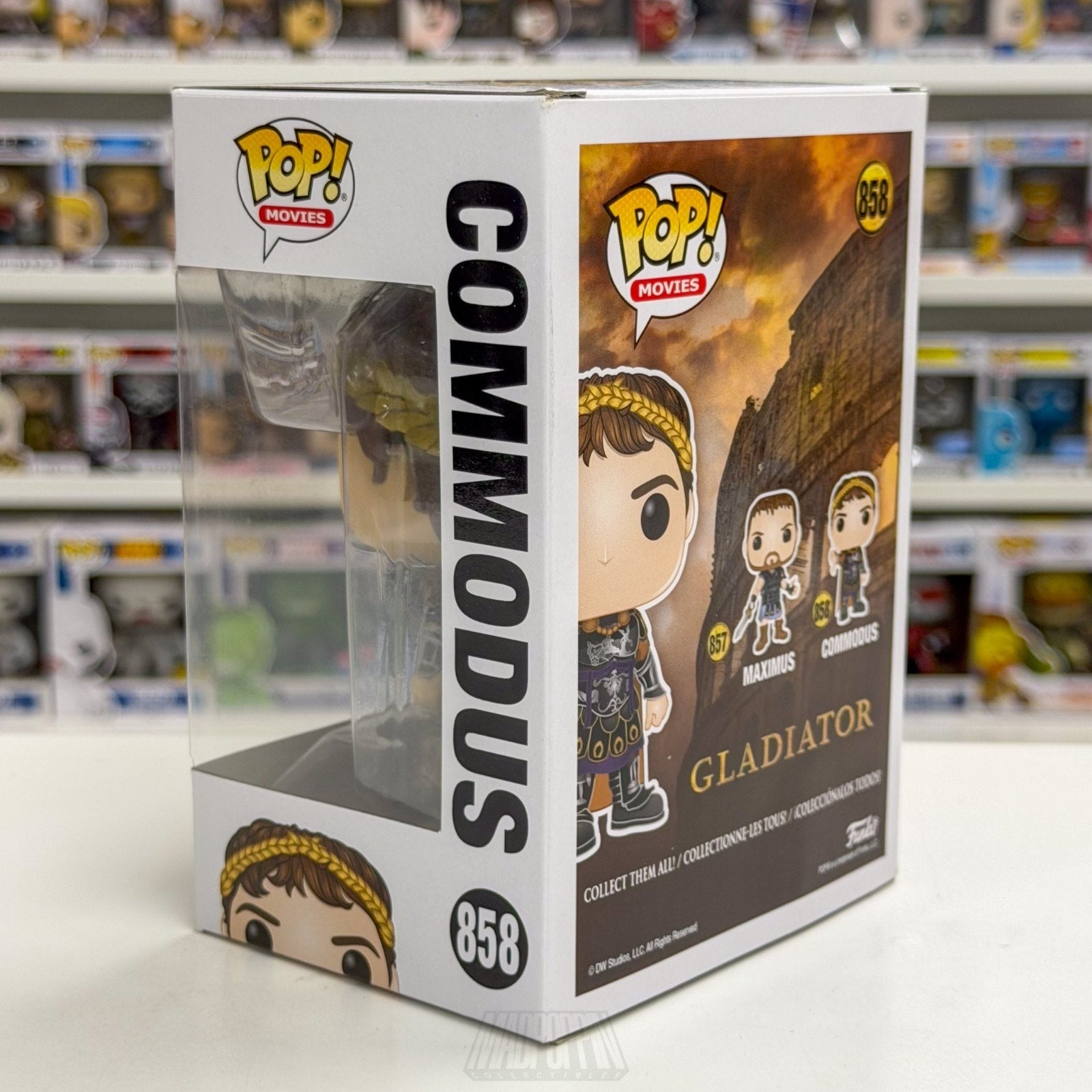 Funko Pop Movies Gladiator Commodus Thumbs Down 858 Roman Emperor Vinyl Figure