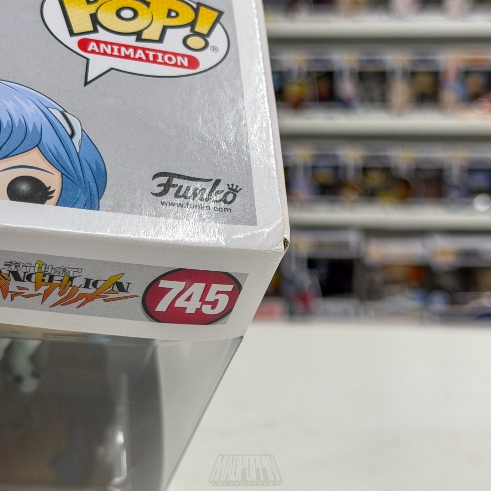 Funko Pop Anime Neon Genesis Evangelion Rei Ayanami 745 Manga Toy Vinyl Figure