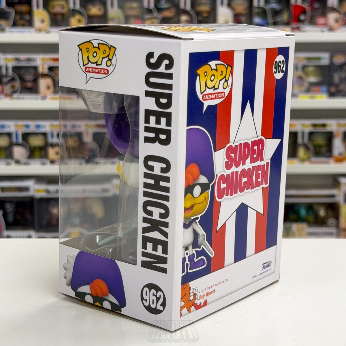 Funko Pop Animation Super Chicken 962 George of the Jungle Cartoon Vinyl Figure