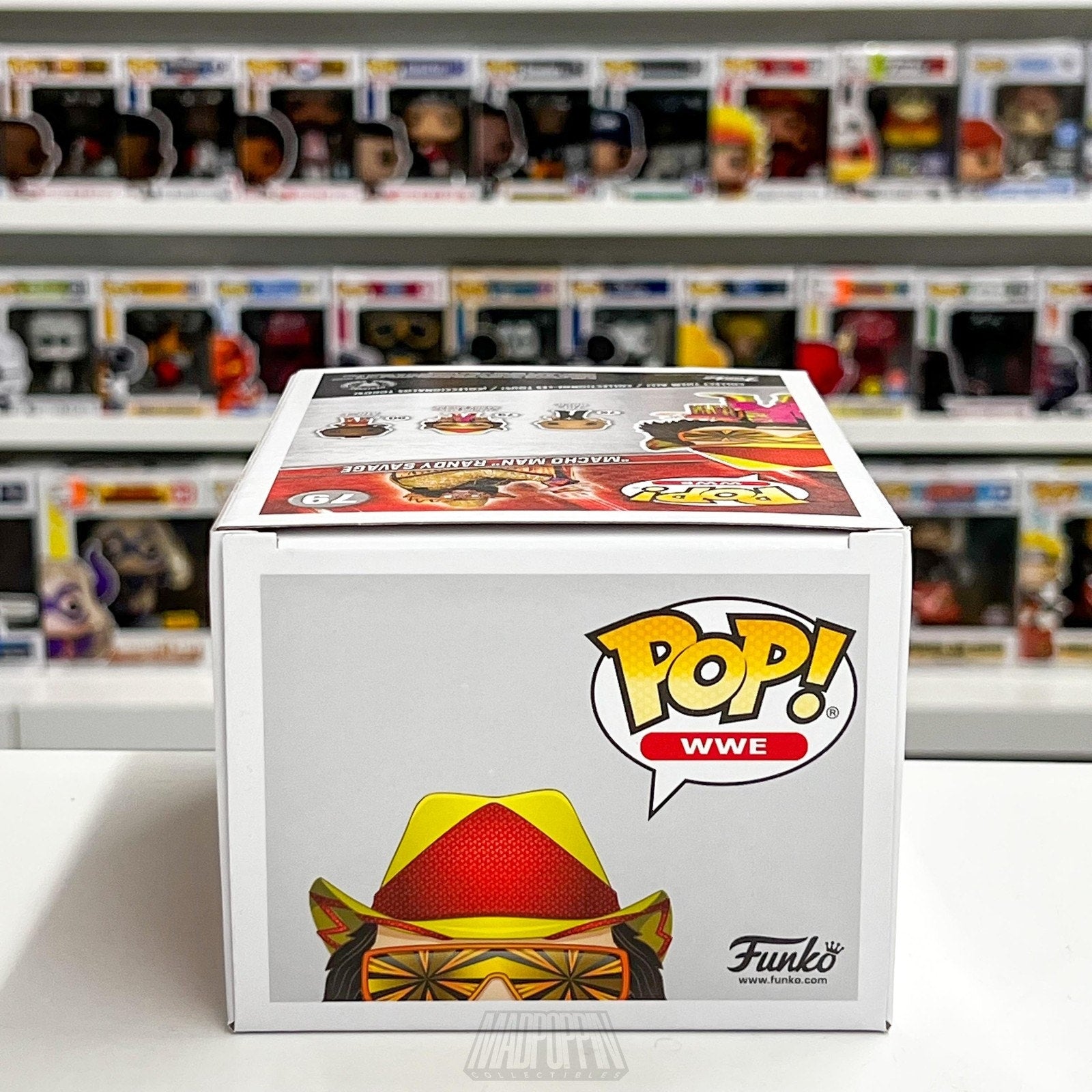 Funko Pop WWE Macho Man Randy Savage Orange Starburst 79 Wrestling Vinyl Figure
