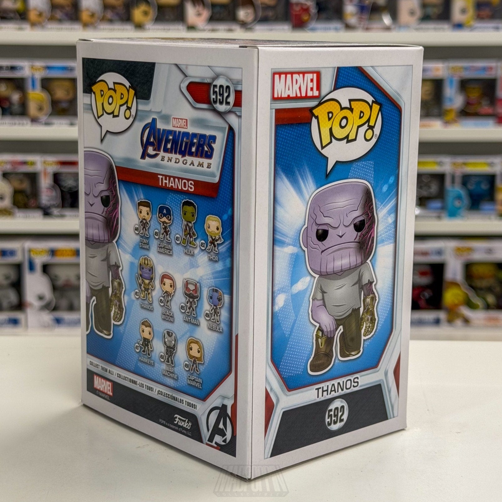 Funko Pop Marvel Avengers Endgame Thanos Detachable Arm ECCC 592 Vinyl Figure