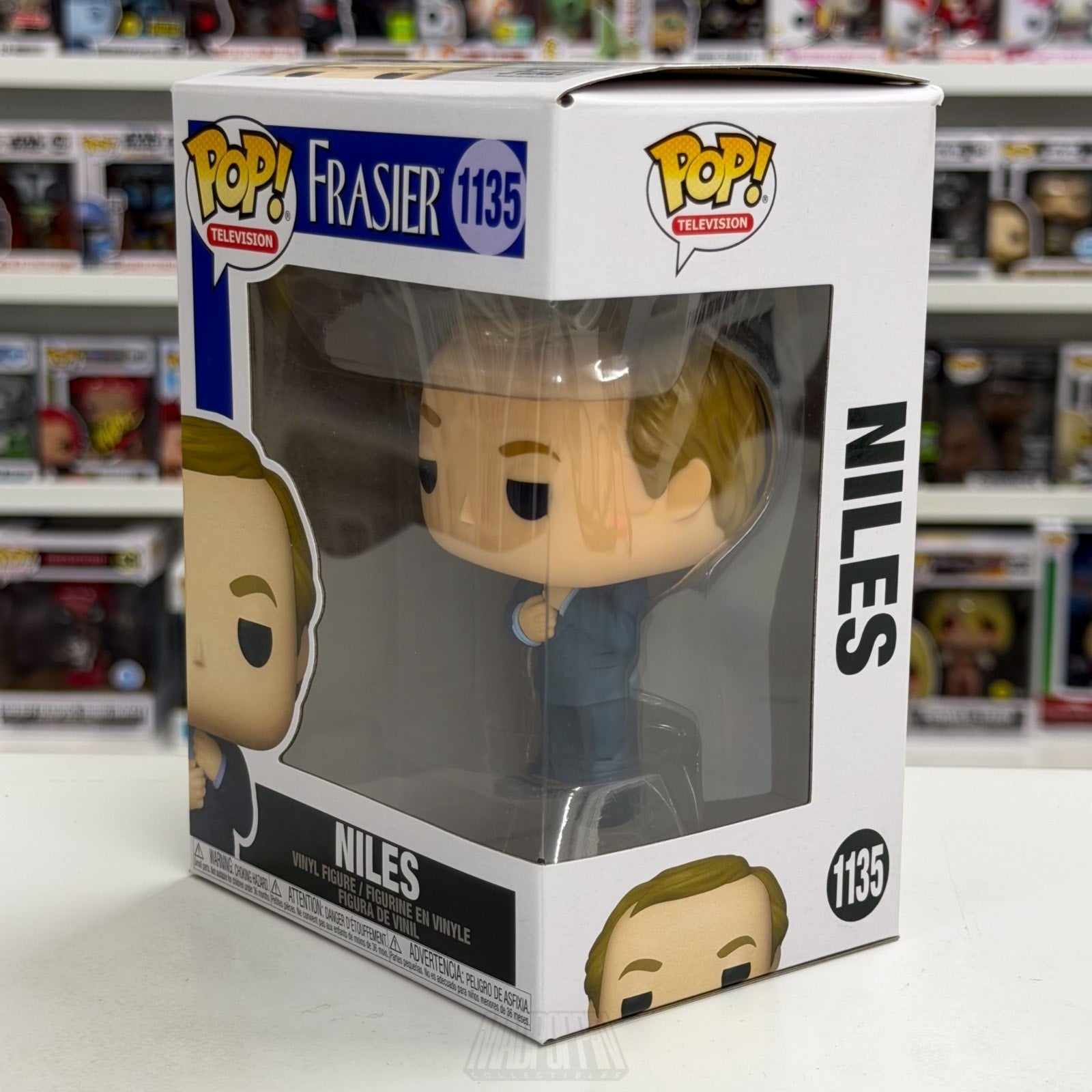 Funko Pop TV Frasier Niles Crane 1135 NBC Sitcom Cheers Spin-Off Vinyl Figure