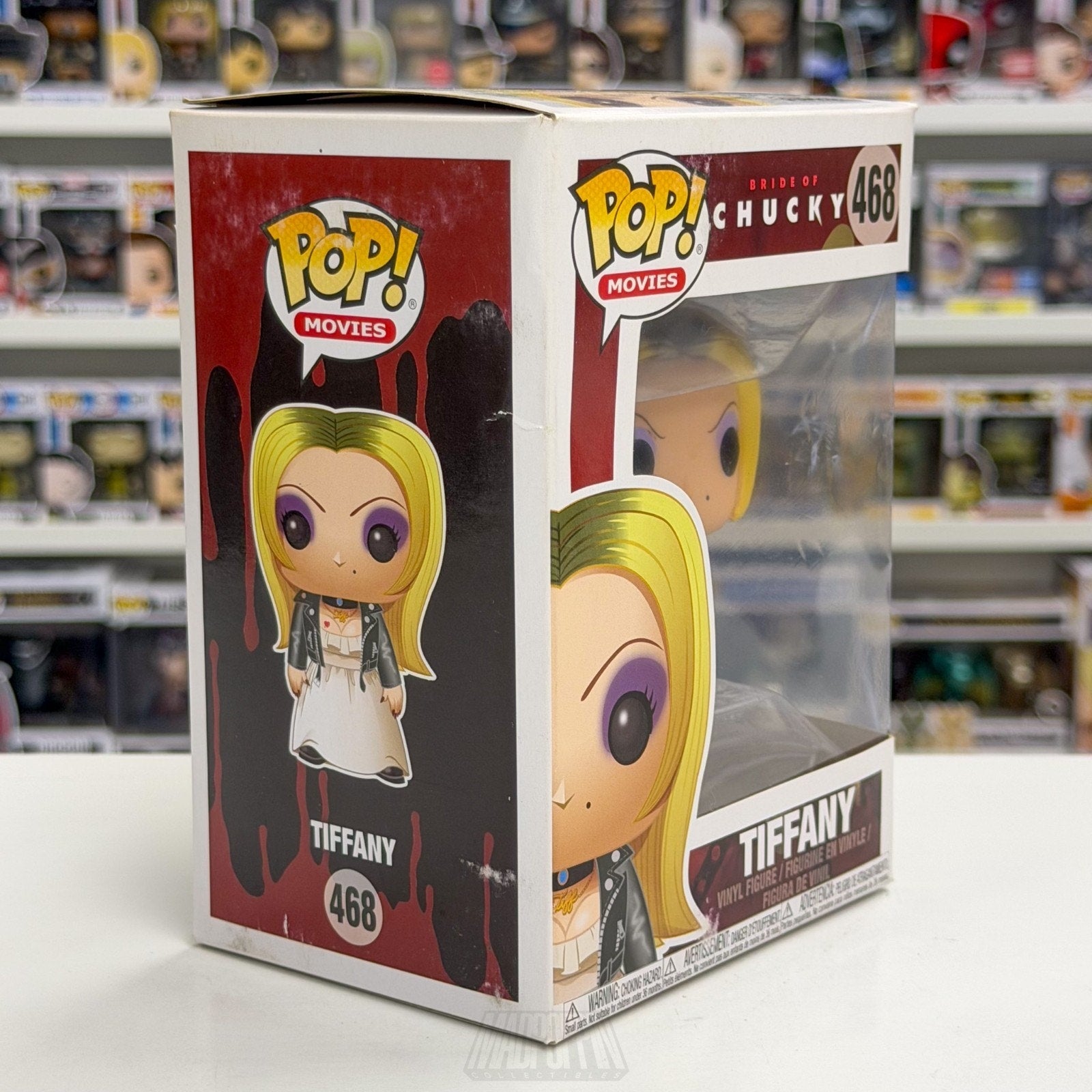 Funko Pop Movies Bride of Chucky Tiffany 468 Horror Childs Play Toy Vinyl Figure