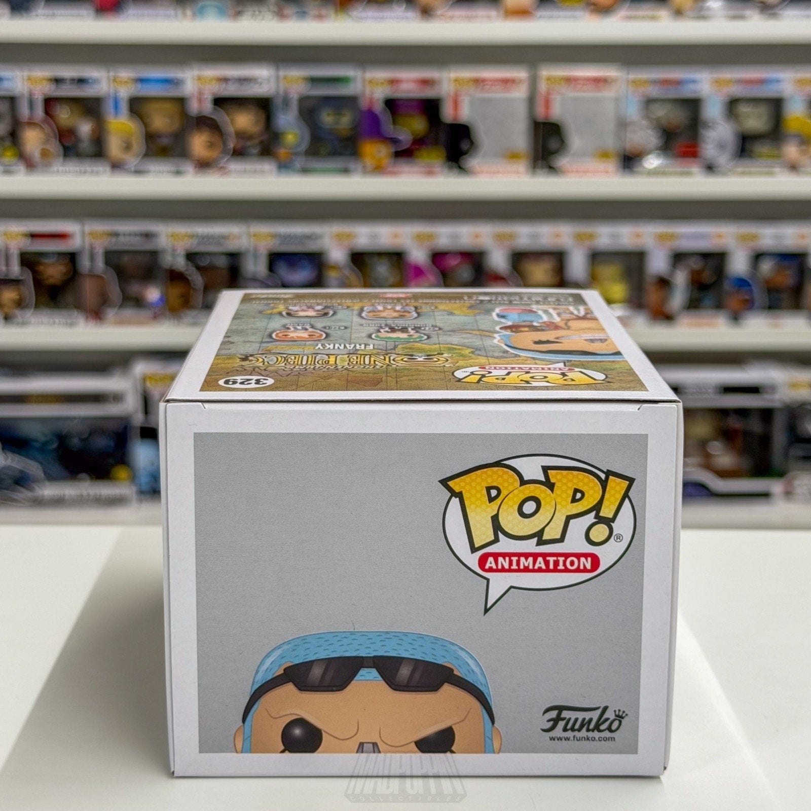 Funko Pop Anime One Piece Franky Silver Nose 329 Japanese Manga Toy Vinyl Figure