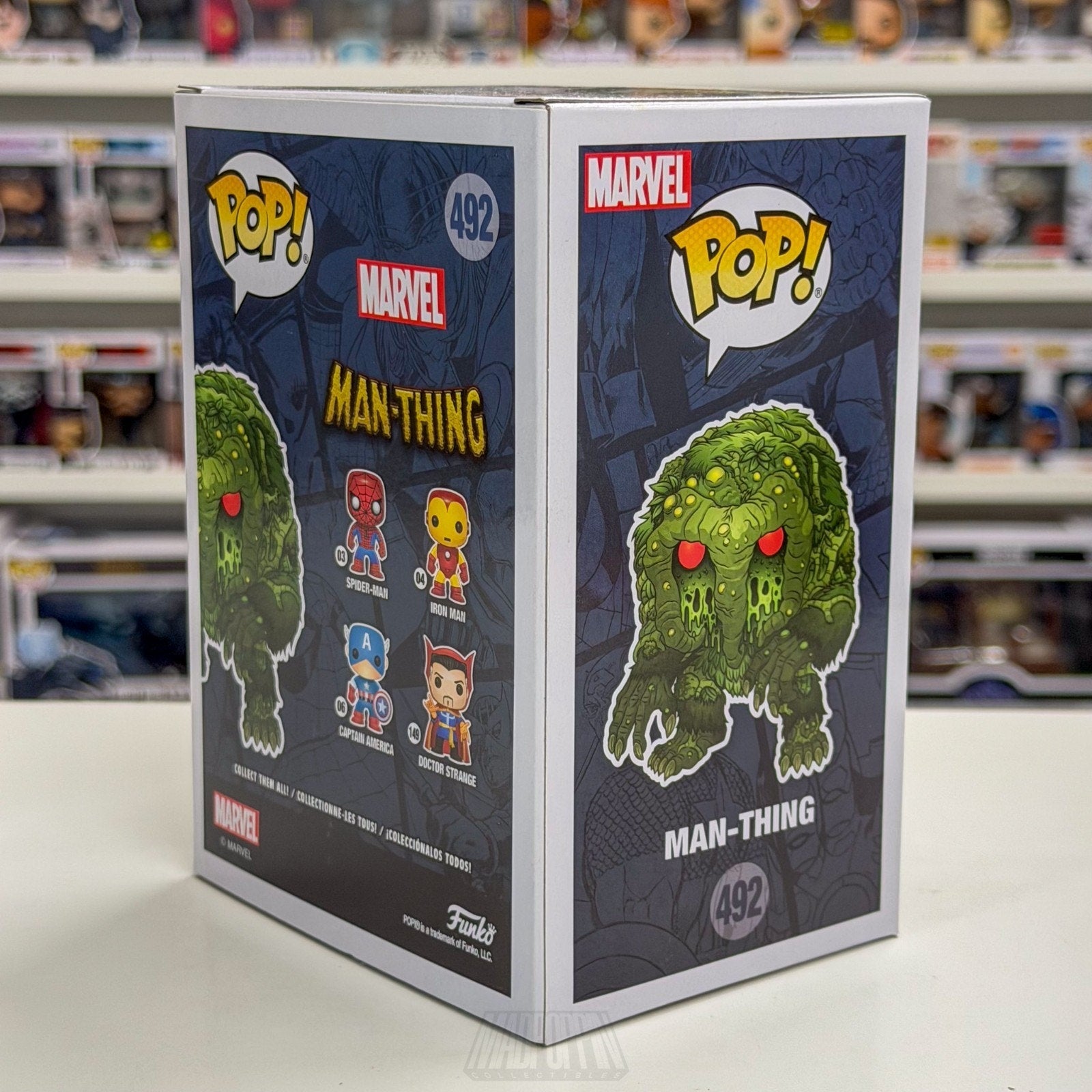 Funko Pop Marvel Man-Thing SDCC 2019 Summer Con 492 Stan Lee Toy Vinyl Figure