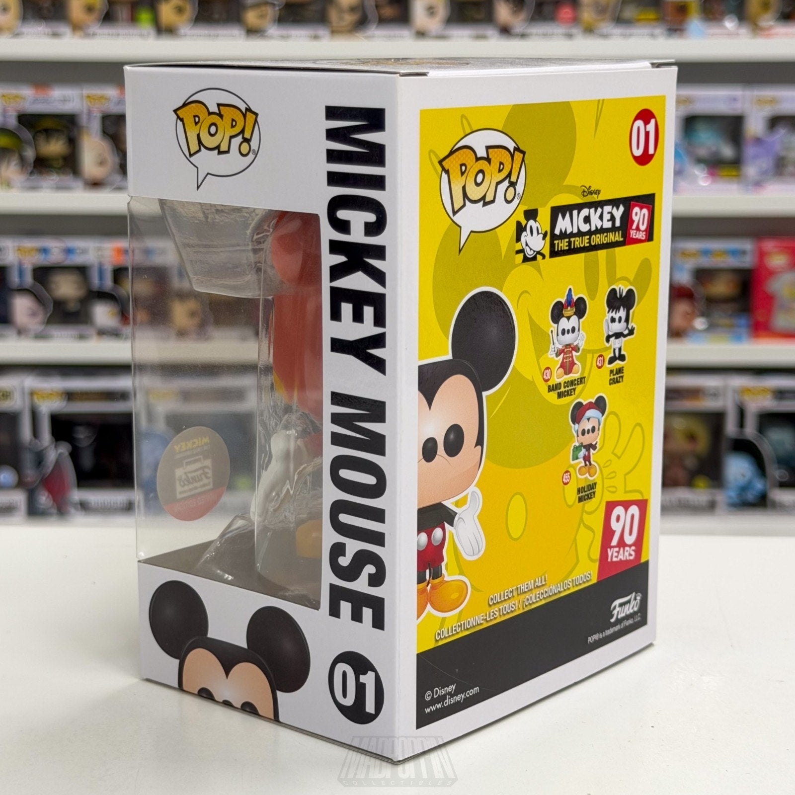 Funko Pop Disney Mickey Mouse True Original 90 Years Orange Yellow 01 Toy Figure