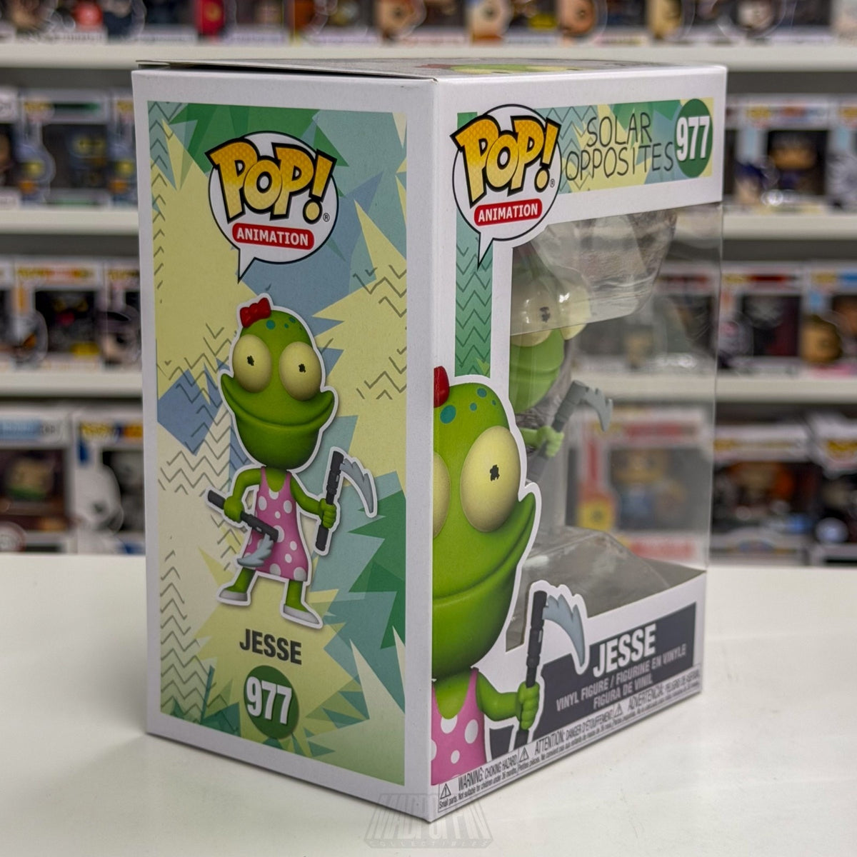 Funko Pop Animation Solar Opposites Jesse 977 TV Show Alien Family Vinyl Figure