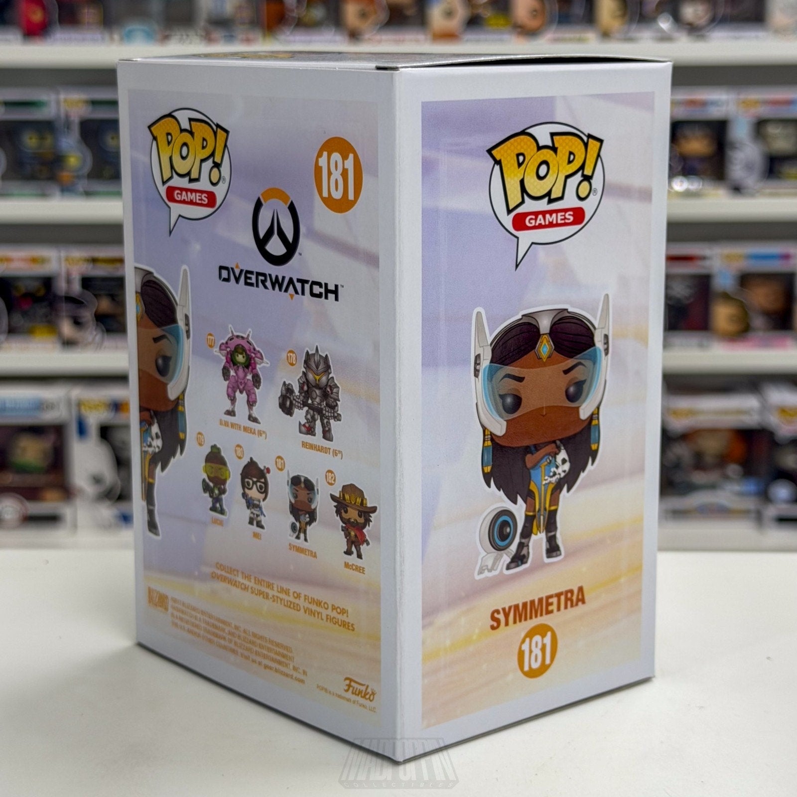 Funko Pop Video Games Overwatch Symmetra 181 Blizzard Entertainment Vinyl Figure