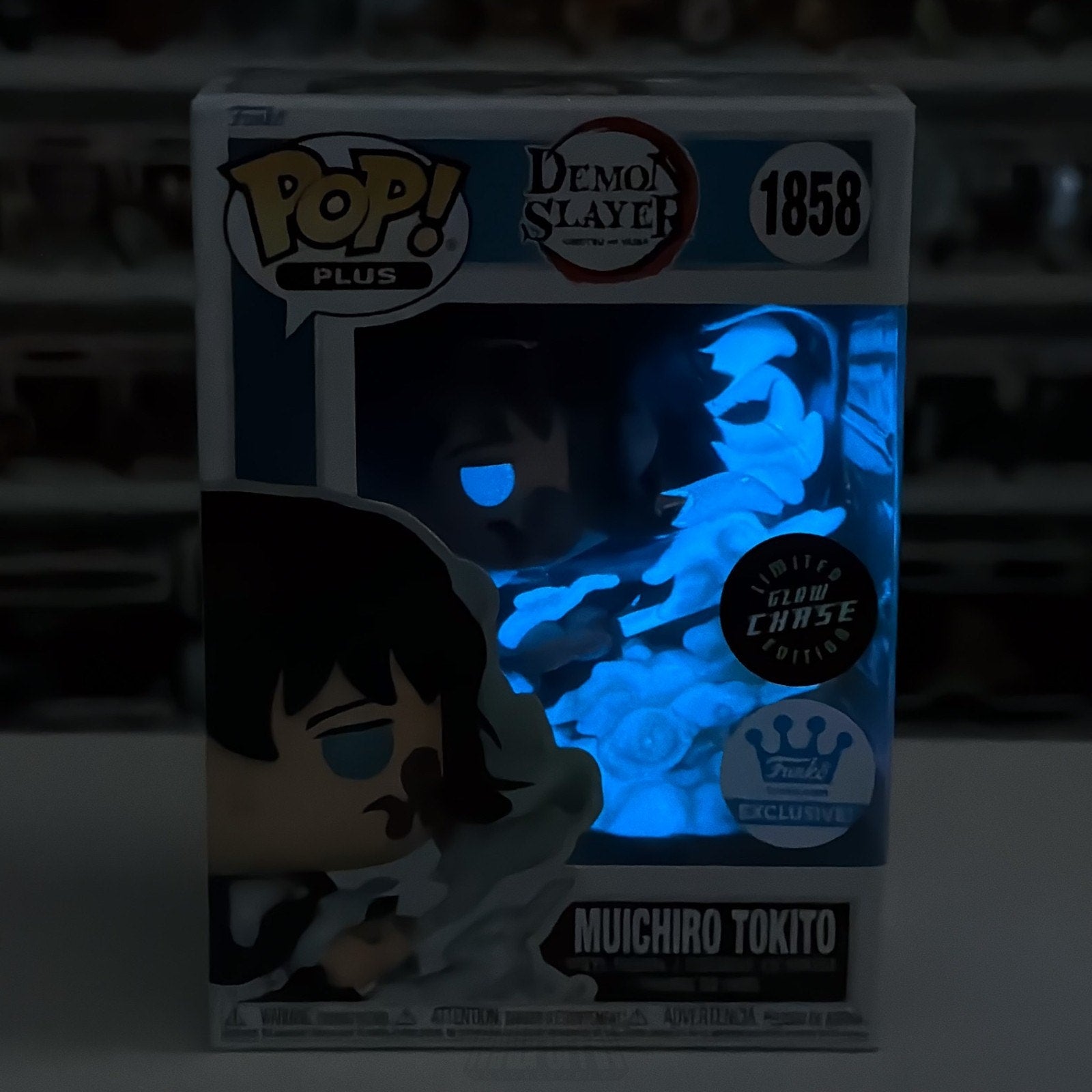 Funko Pop Anime Demon Slayer Muichiro Tokito Glow Chase 1858 Toy Vinyl Figure