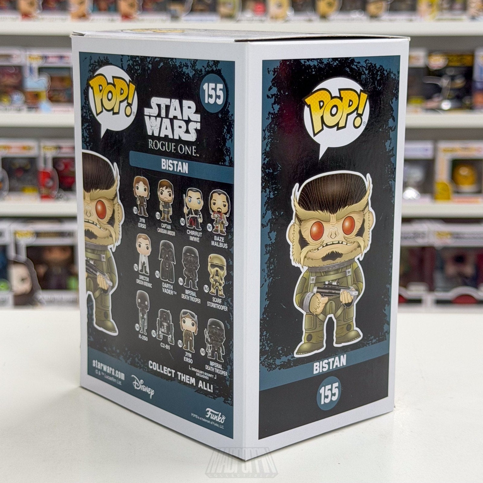 Funko Pop Star Wars Rogue One Bistan NYCC New York Comic Con 155 Vinyl Figure