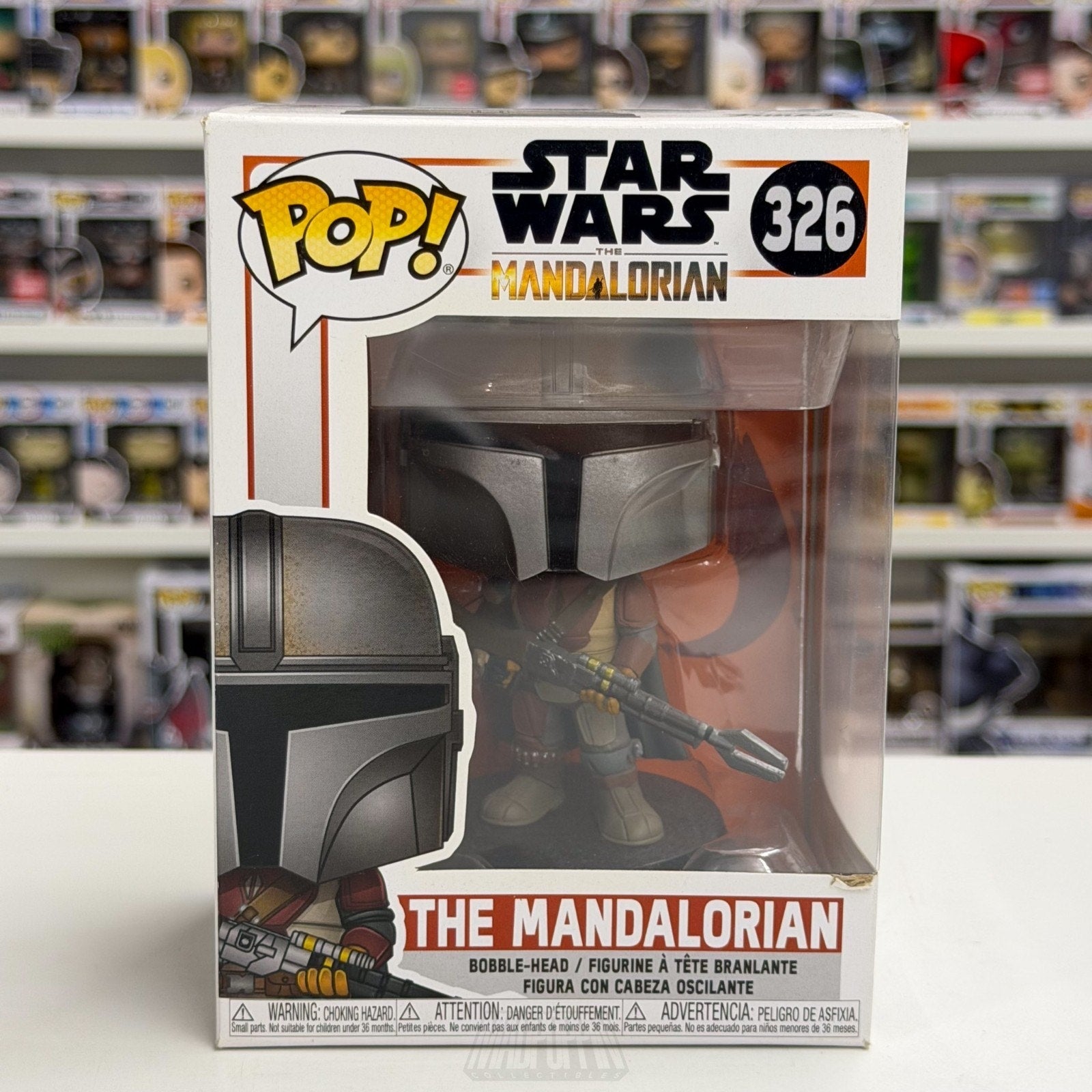 Funko Pop The Mandalorian 326 Din Djarin Bounty Hunter Disney+ Toy Vinyl Figure