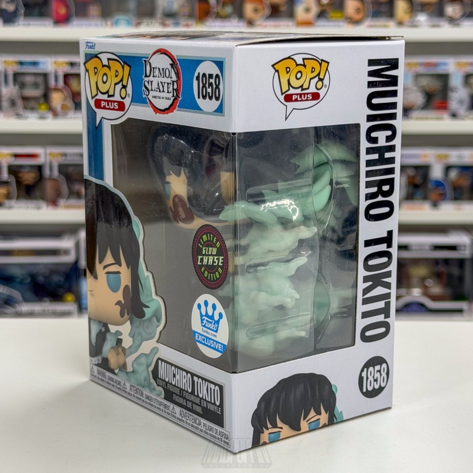 Funko Pop Anime Demon Slayer Muichiro Tokito Glow Chase 1858 Toy Vinyl Figure