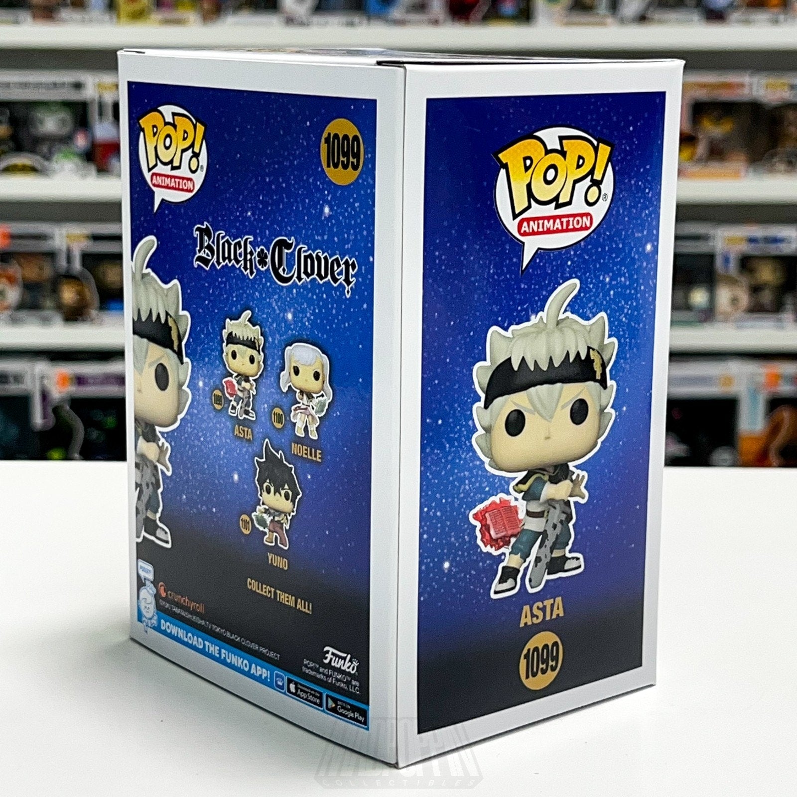 Funko Pop Anime Black Clover Asta 1099 Wizard King Japanese Manga Vinyl Figure