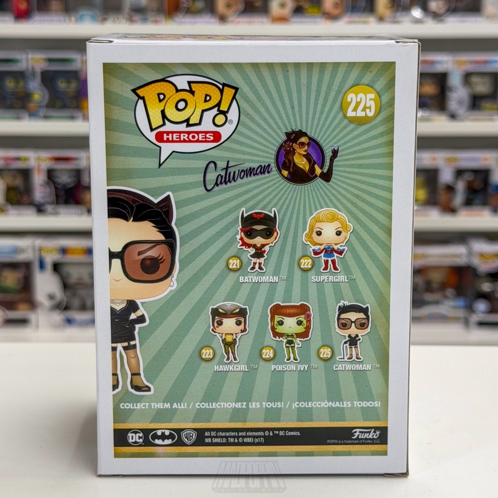 Funko Pop Heroes DC Comics Bombshells Catwoman 225 Gotham City Toy Vinyl Figure