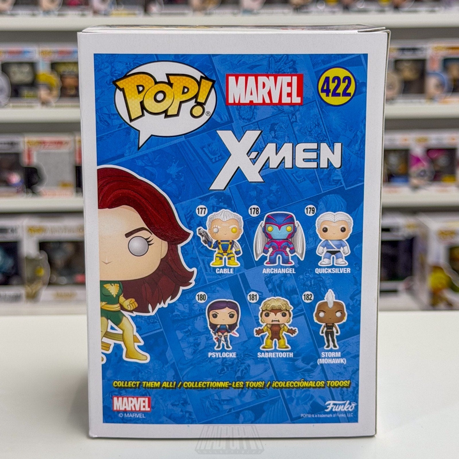Funko Pop Marvel X-Men Phoenix Glow Entertainment Earth 422 Jean Grey Toy Figure