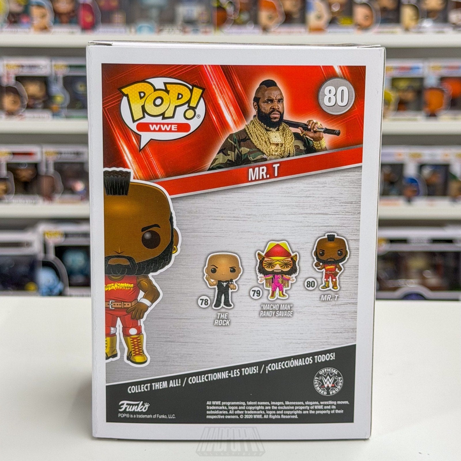 Funko Pop WWE Mr. T 80 WWF Wrestling Hulkamania Vaulted Rare Toy Vinyl Figure
