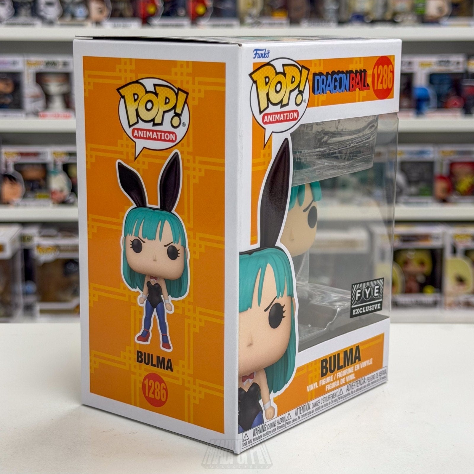 Funko Pop Anime Dragon Ball Bulma Bunny FYE 1286 Japanese Manga Toy Vinyl Figure