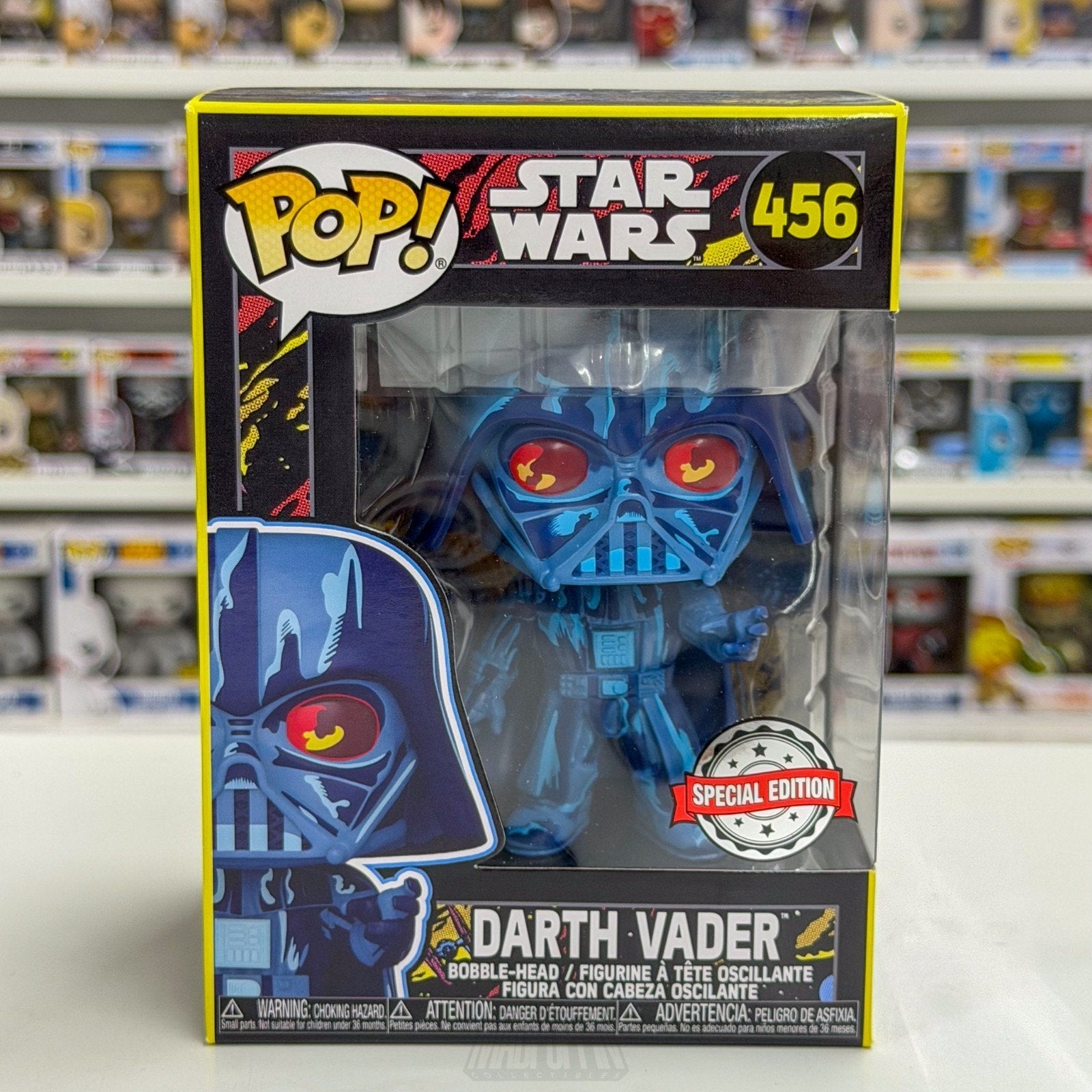 Funko Pop Star Wars Retro Darth Vader Special Edition 456 Sith Jedi Vinyl Figure