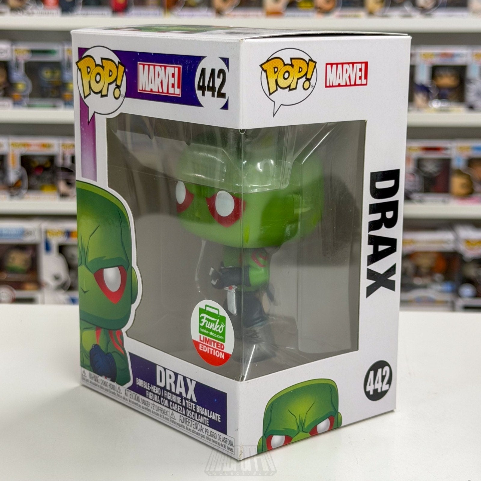 Funko Pop Marvel Guardians of the Galaxy Drax First Appearance 442 Vinyl Figure