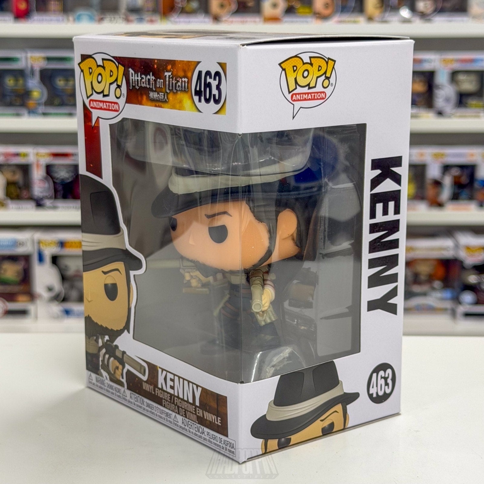 Funko Pop Anime Attack on Titan Kenny Ackerman 463 Japanese Manga Vinyl Figure
