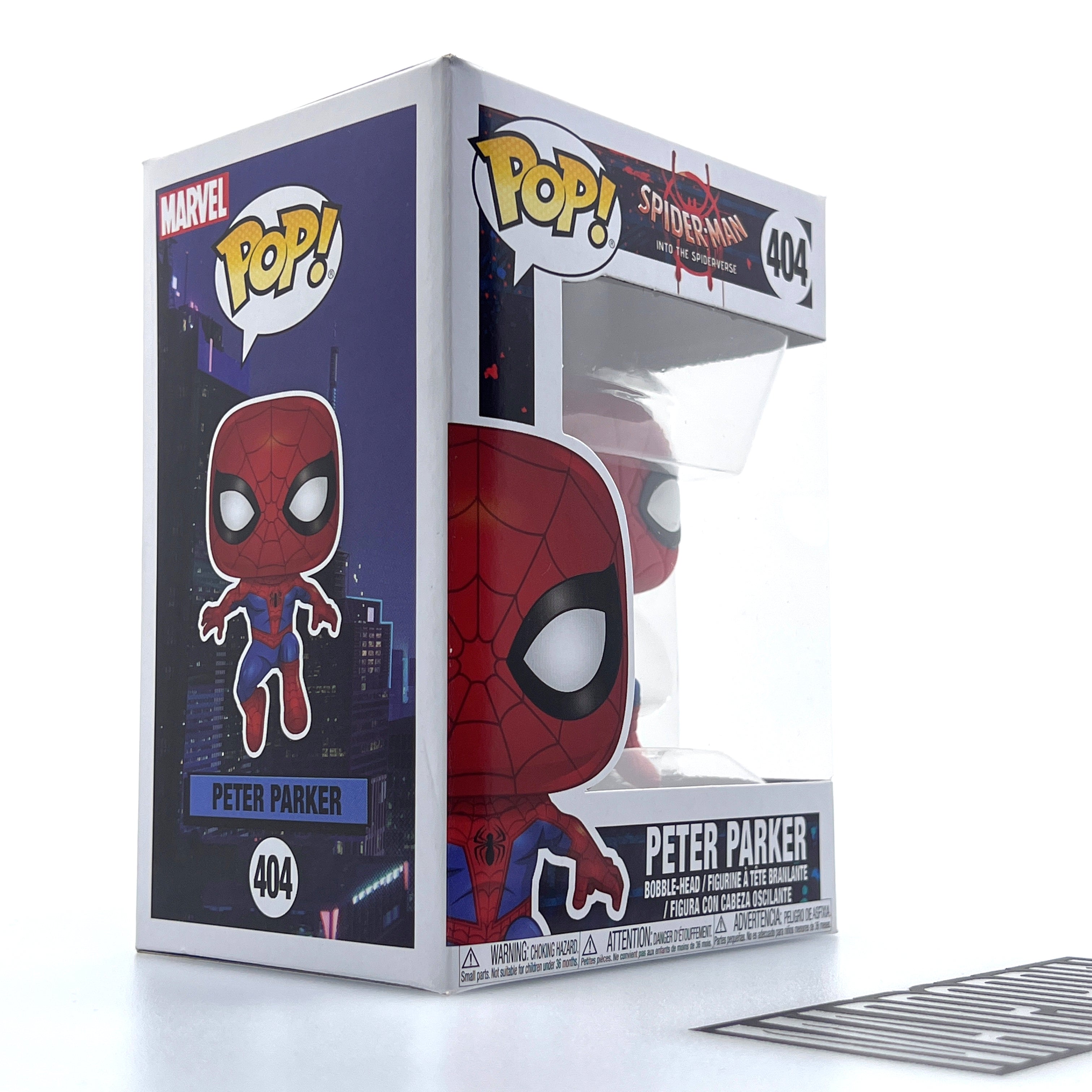 Funko Pop Marvel Spider-Man Into the Spider-Verse Peter Parker Vaulted 404