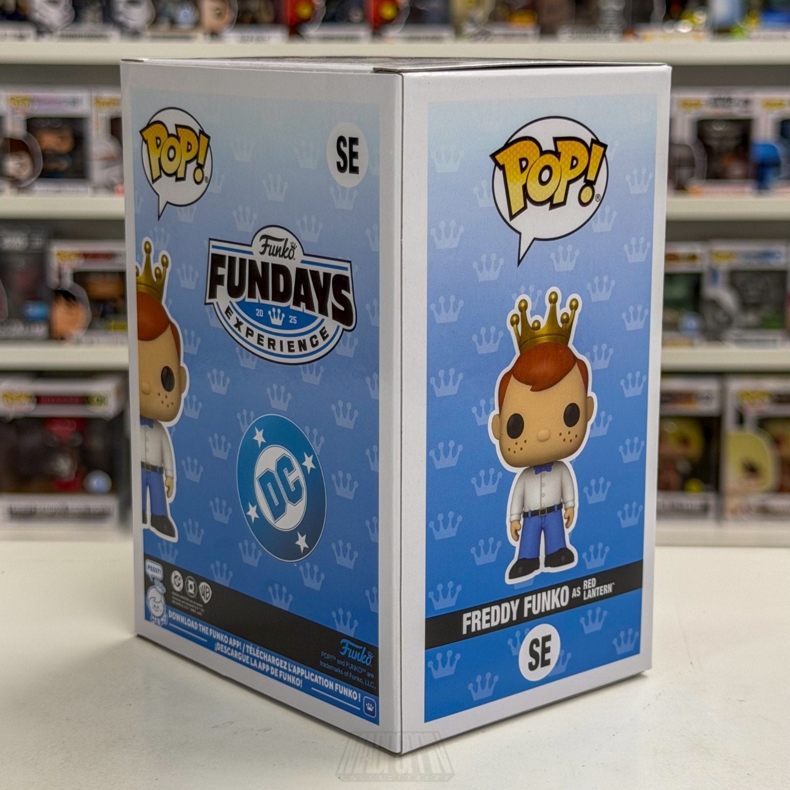 Funko Pop Fundays Experience Freddy as Red Lantern SE DC Heroes Toy Vinyl Figure
