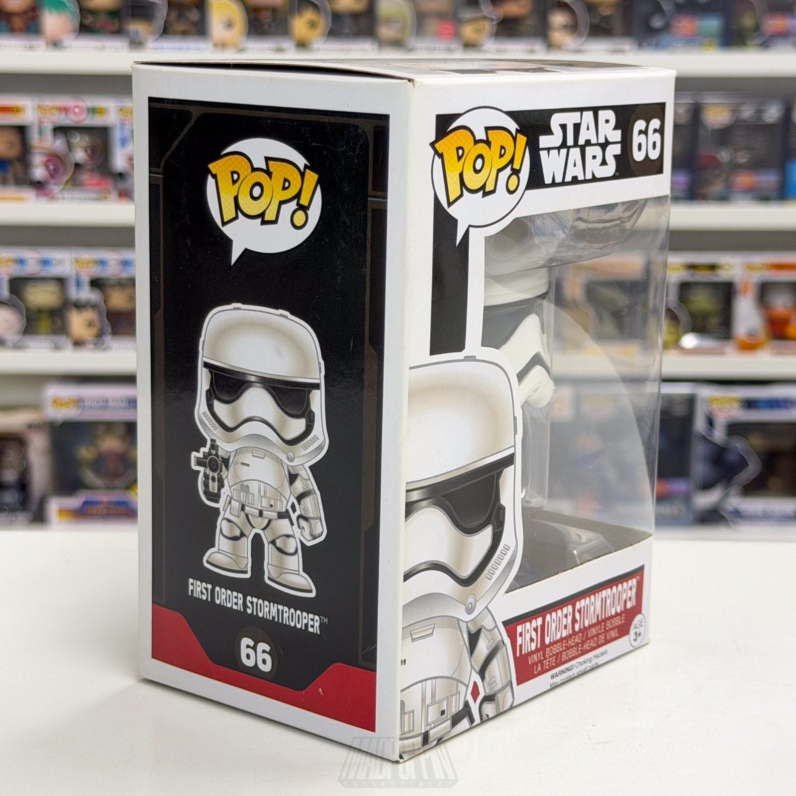 Funko Pop Star Wars The Force Awakens First Order Stormtrooper 66 Vinyl Figure