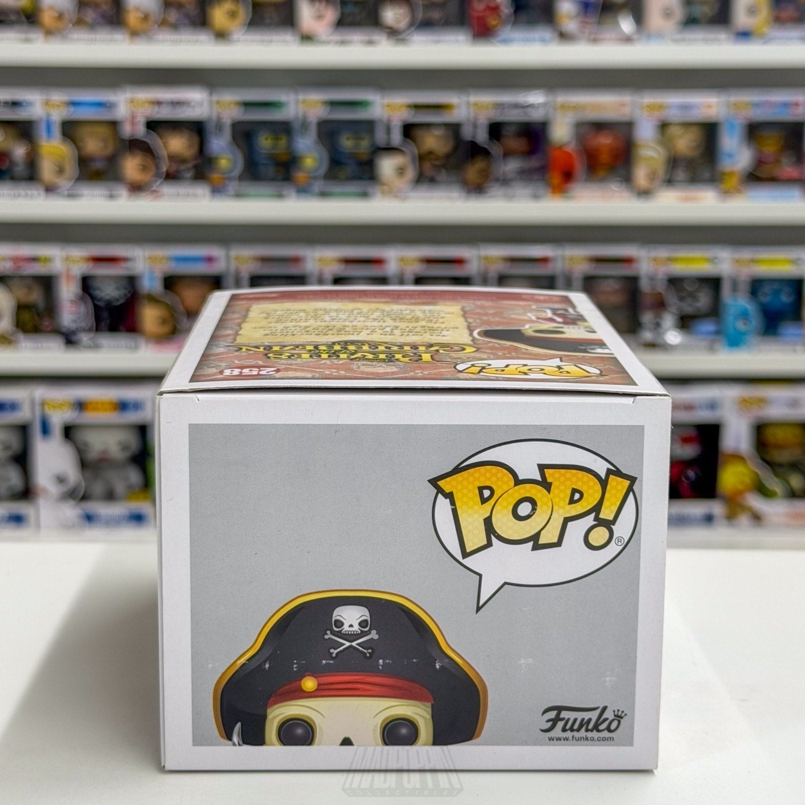 Funko Pop Disney Pirates of the Caribbean Jolly Roger Park Exclusive 258 Figure
