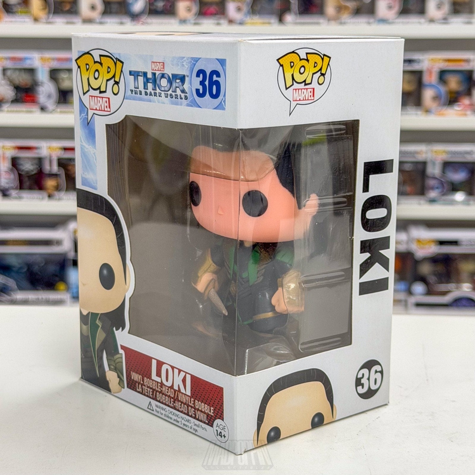 Funko Pop Marvel Thor The Dark World Loki Laufeyson 36 Asgard Toy Vinyl Figure