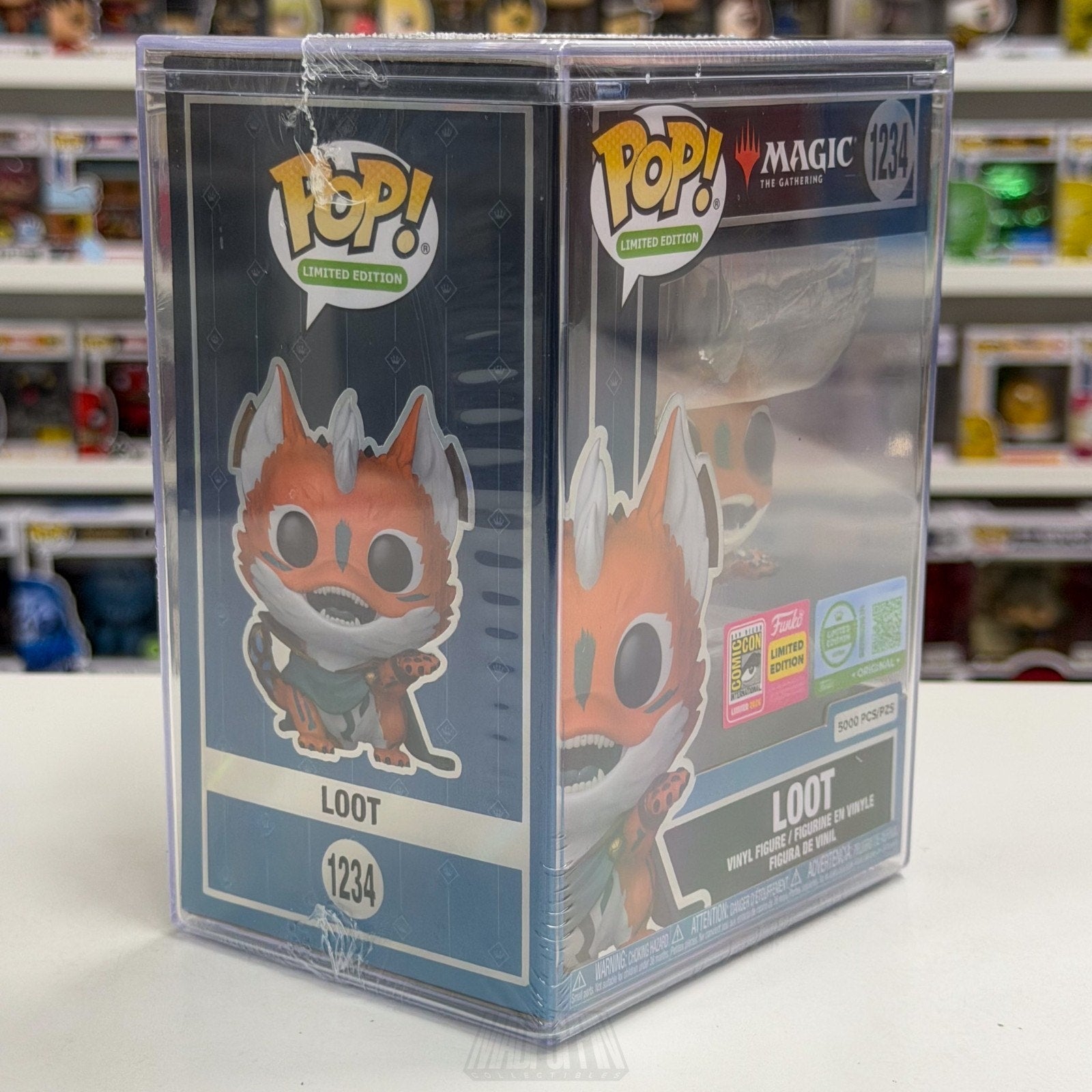 Funko Pop Magic The Gathering Loot 1234 LE 5000 SDCC 2026 ULTRA Toy CON STICKER
