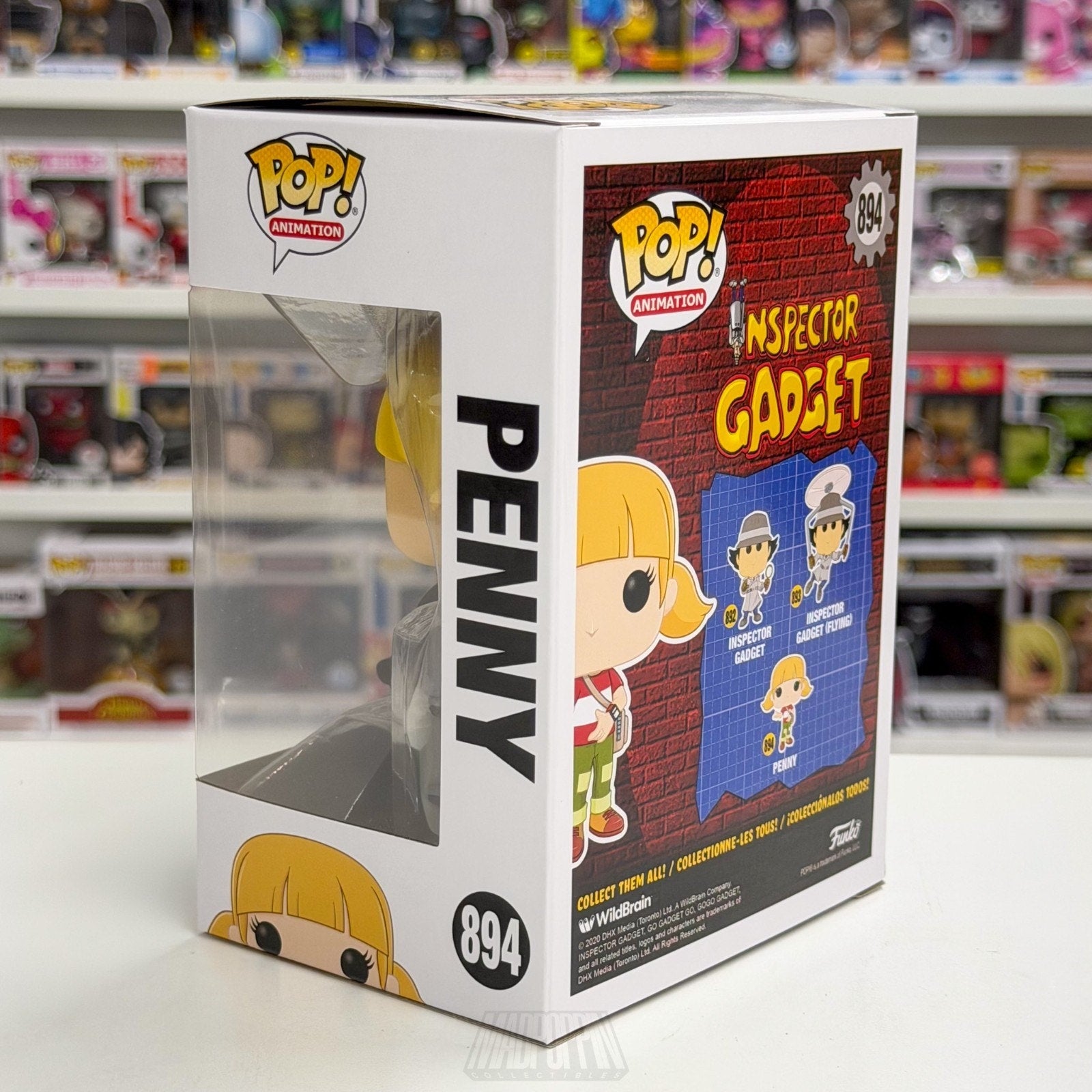 Funko Pop Animation Inspector Gadget Penny 894 Niece Sidekick Toy Vinyl Figure