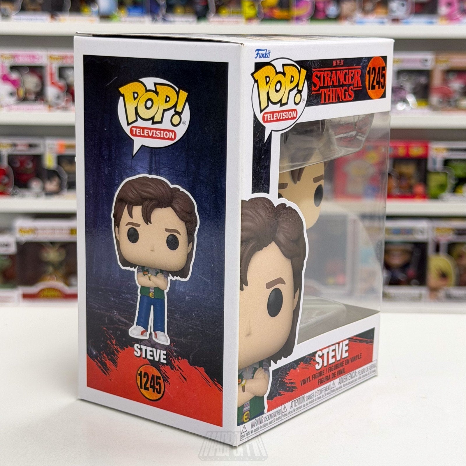 Funko Pop TV Stranger Things Steve Family Video Uniform 1245 Season 4 Toy Figure