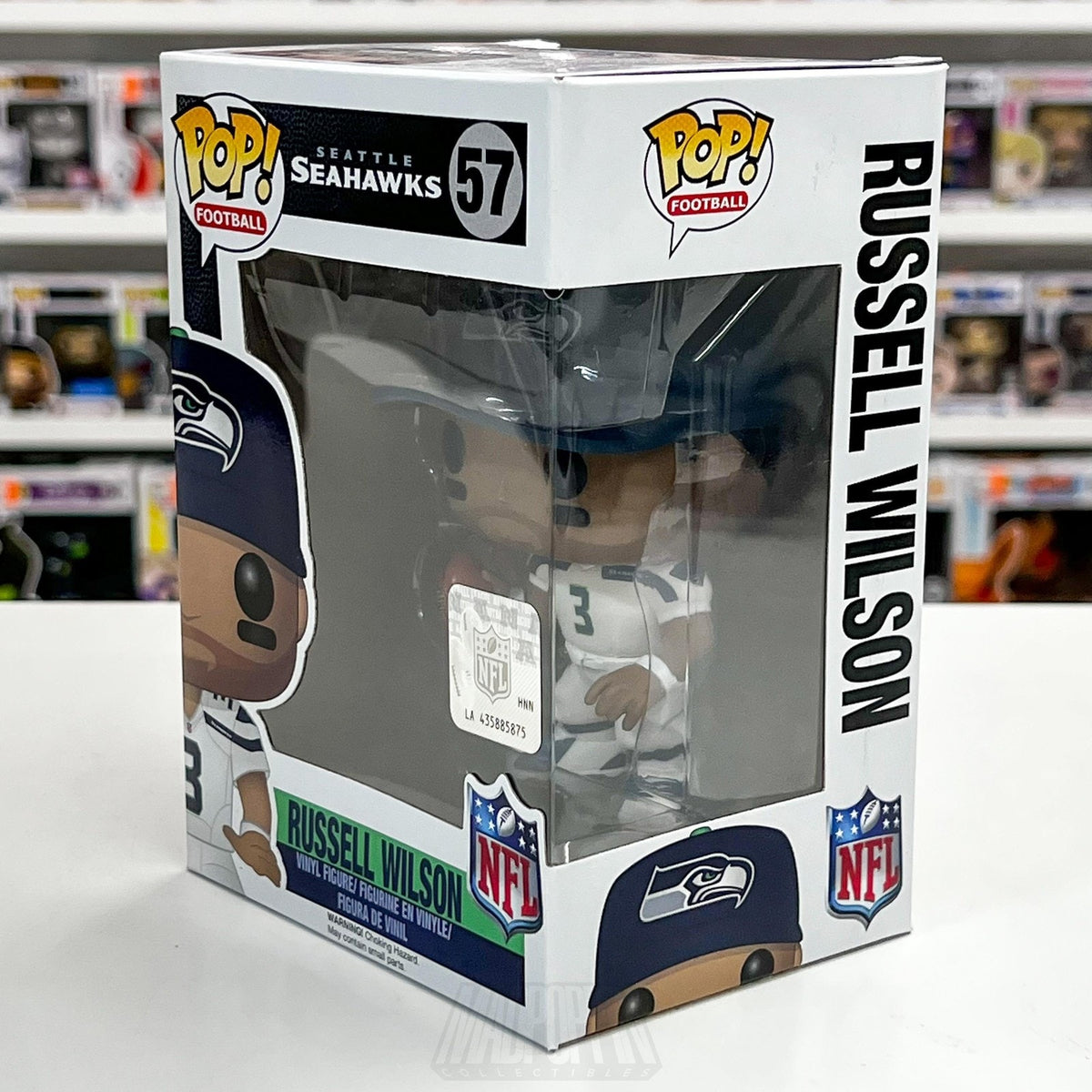 Funko Pop Seattle Seahawks NFL Football Russell Wilson Pop Vinyl Figure 57 QB