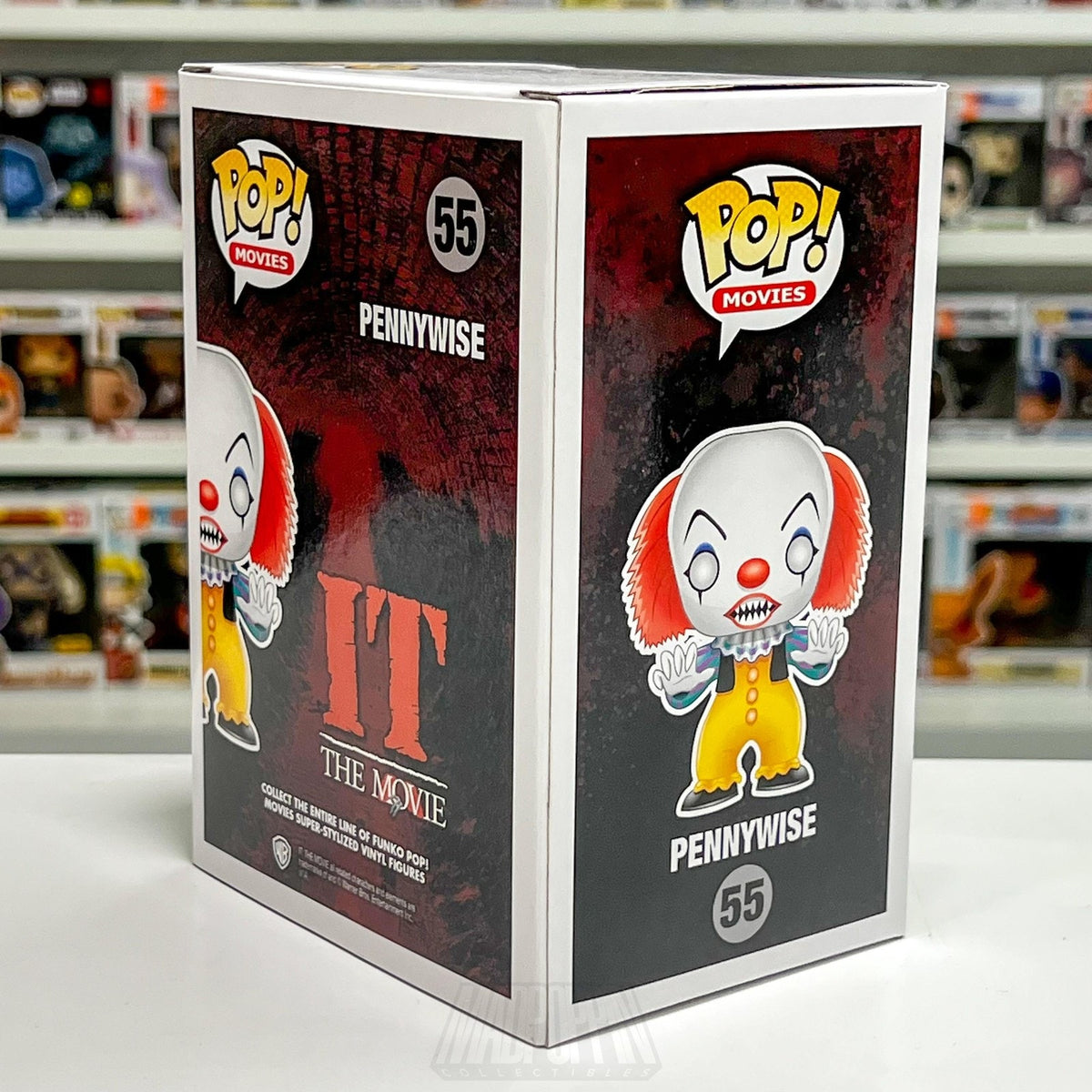 Funko Pop IT The Movie Pennywise Tim Curry 55 Alien Clown Horror Vinyl Figure