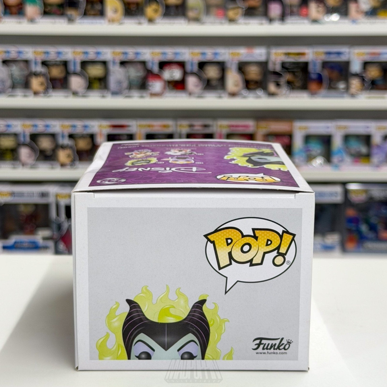 Funko Pop Disney Sleeping Beauty Maleficent Flames Hot Topic Glow Chase 232 Toy