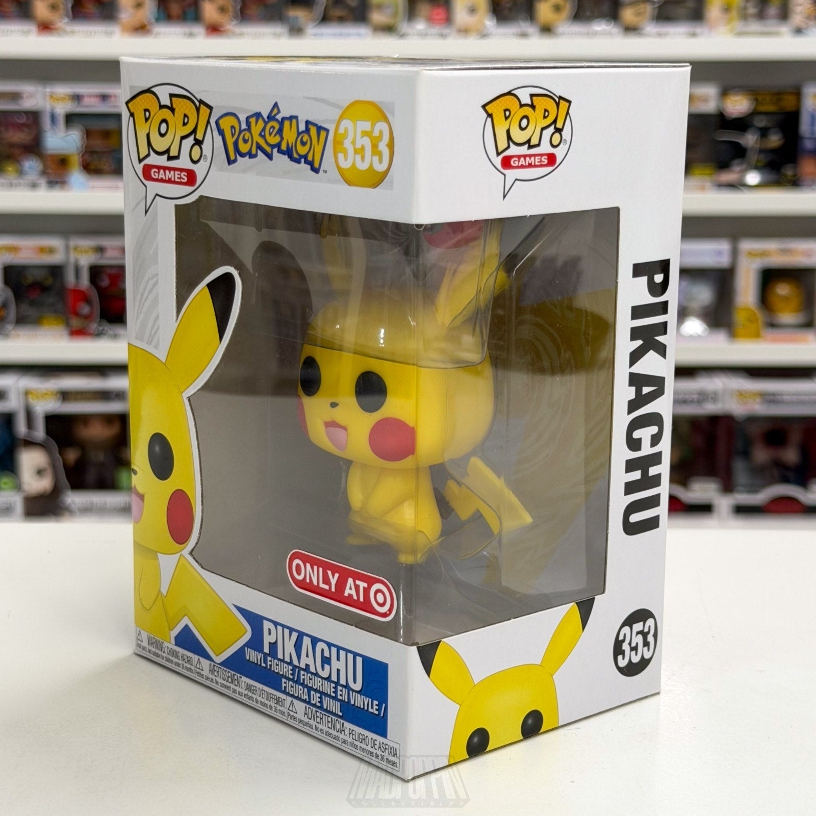 Funko Pop Games Pokemon Pikachu Target Exclusive 353 TCG Japan Toy Vinyl Figure