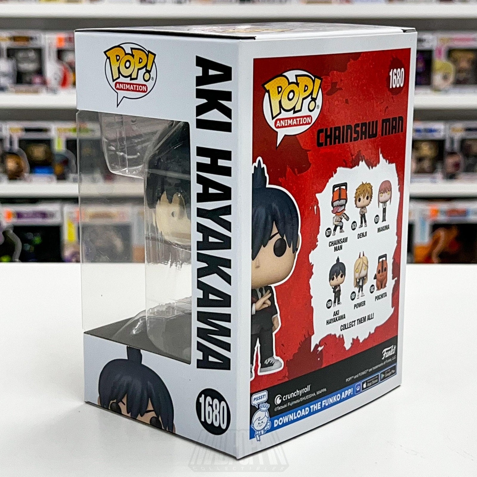 Funko Pop! Animation Chainsaw Man Aki Hayakawa 1680 Vinyl Figure Anime Box