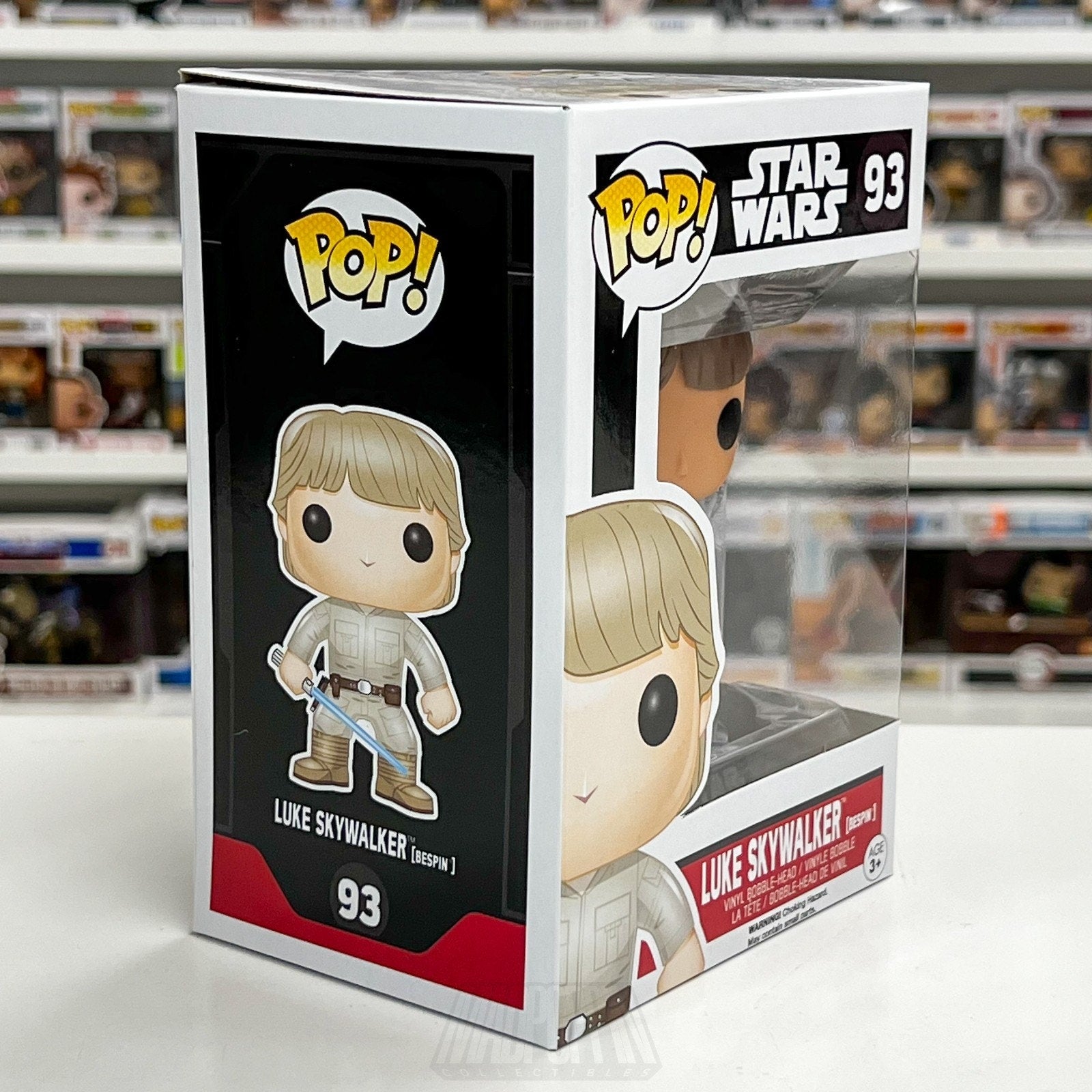 Funko Pop Star Wars Luke Skywalker Bespin 93 Jedi Knight Lightsaber Vinyl Figure