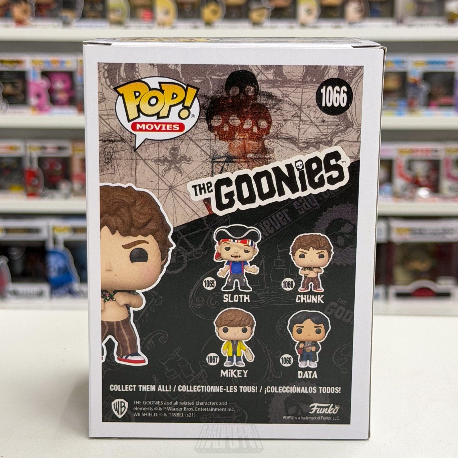 Funko Pop Movies The Goonies Chunk Truffle Shuffle 1066 Adventure Vinyl Figure