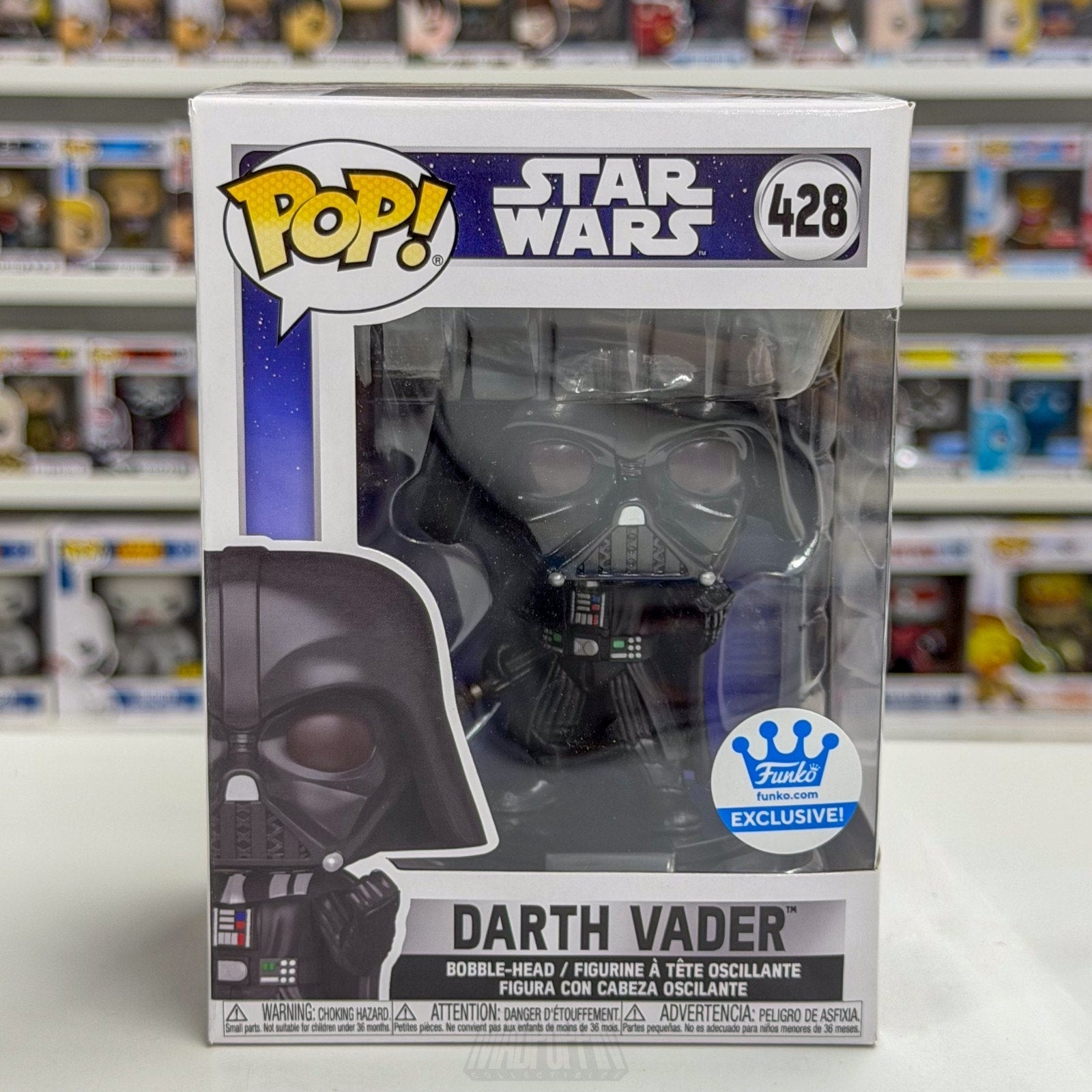 Funko Pop Star Wars Darth Vader Fist Pose Force Choke 428 Sith Jedi Vinyl Figure